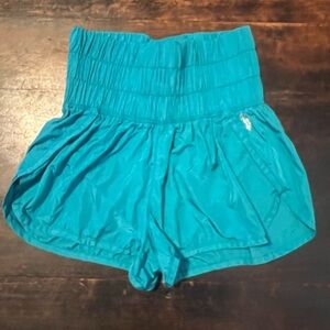 Free People Movement “The Way Home” Shorts in Turquoise Size XS